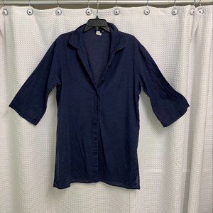 NAVY Gottex Dress - Button Down - Simple & Comfy